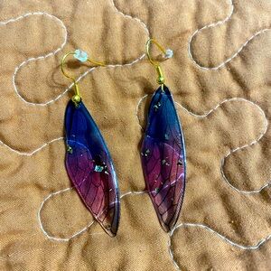 RESERVED For LADIVA-Butterfly Earrings